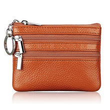 Load image into Gallery viewer, New Men/Women's Soft Pu Leather Wallet Card Coin Key Holder Zipper Purse