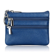 Load image into Gallery viewer, New Men/Women's Soft Pu Leather Wallet Card Coin Key Holder Zipper Purse