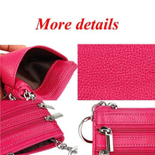 Load image into Gallery viewer, New Men/Women's Soft Pu Leather Wallet Card Coin Key Holder Zipper Purse