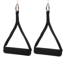 Load image into Gallery viewer, Nylon Tricep Rope Handle Cable Crossover Gym Machine Attachment Resistance