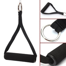Load image into Gallery viewer, Nylon Tricep Rope Handle Cable Crossover Gym Machine Attachment Resistance