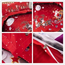 Load image into Gallery viewer, Happy Christmas Home Textile Duvet Cover Set Quilt Cover
