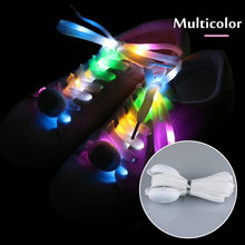 Load image into Gallery viewer, 2 Pair Shine LED 8 Color Change Luminescent Shoelace
