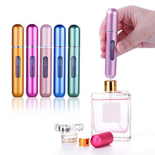 Load image into Gallery viewer, 8ML Mini Small Perfume Refillable Bottle Portable Aluminum Atomizer