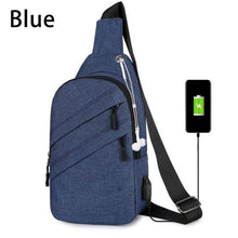 Load image into Gallery viewer, USB Charging Shoulder Bag