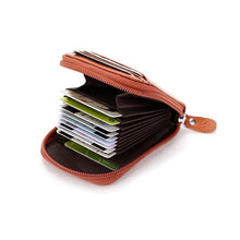 Load image into Gallery viewer, New Fashion Men's/Women's Mini Leather Wallet ID Credit Cards Holder Purse