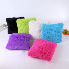 Load image into Gallery viewer, 43*43cm Plush Furry Cushion Cover Throw Pillow Case Home Bed Room Sofa Decor