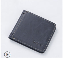 Load image into Gallery viewer, Fashion Business Men´s Bifold ID Credit Card Money Holder Wallet