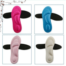Load image into Gallery viewer, 2 Pair 4D Sponge Pain Relief Soft Insoles