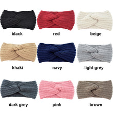 Load image into Gallery viewer, Winter Knit Headbands Chunky Headwrap