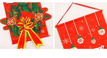 Load image into Gallery viewer, Merry Christmas Ornament Santa Claus Banner Flag Door Window Hanging Xmas Decor