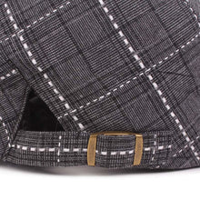 Load image into Gallery viewer, Plaid Newsboy Beret Hat Ivy Flat Cap