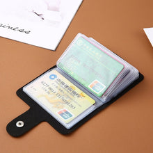 Load image into Gallery viewer, New PU Leather Function 24 Bits Card Case Business Card Holder