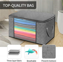 Load image into Gallery viewer, 3 Pack Space Saver Non-woven Storage Organizer Bags