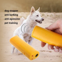 Load image into Gallery viewer, LED Dog Pet Repeller Barking Stopper Ultrasonic Dog Drive
