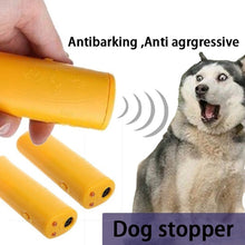 Load image into Gallery viewer, LED Dog Pet Repeller Barking Stopper Ultrasonic Dog Drive