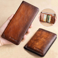 Load image into Gallery viewer, New Faux Leather Rfid Wallets for Men