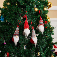 Load image into Gallery viewer, 4 Pack Gnome Christmas Ornaments Home Decor