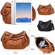 Load image into Gallery viewer, Ultra Soft Washed Fux Leather Bag