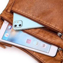 Load image into Gallery viewer, Ultra Soft Washed Fux Leather Bag