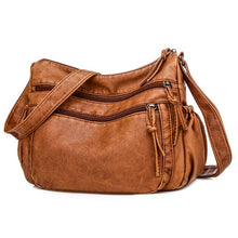 Load image into Gallery viewer, Ultra Soft Washed Fux Leather Bag