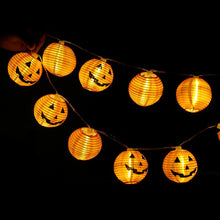 Load image into Gallery viewer, 3M 20LED Halloween Pumpkin Lantern LED String Lights Lamp