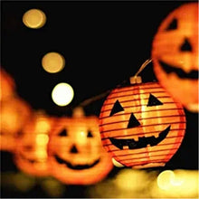 Load image into Gallery viewer, 3M 20LED Halloween Pumpkin Lantern LED String Lights Lamp