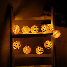 Load image into Gallery viewer, 3M 20LED Halloween Pumpkin Lantern LED String Lights Lamp