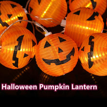 Load image into Gallery viewer, 3M 20LED Halloween Pumpkin Lantern LED String Lights Lamp