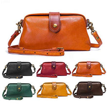 Load image into Gallery viewer, Genuine Leather Retro Handmade Bag