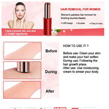 Load image into Gallery viewer, Portable lipstick shaver electric eyebrow trimmer