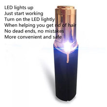 Load image into Gallery viewer, Portable lipstick shaver electric eyebrow trimmer