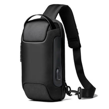 Load image into Gallery viewer, Men's Waterproof USB Oxford Crossbody Bag Anti-theft Shoulder Sling Bag