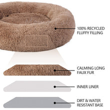 Load image into Gallery viewer, Round pet nest with plush