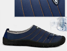 Load image into Gallery viewer, New Men Winter Warm Slip on Slippers Indoor Outdoor Plush Slippers