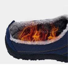 Load image into Gallery viewer, New Men Winter Warm Slip on Slippers Indoor Outdoor Plush Slippers
