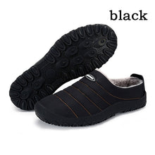 Load image into Gallery viewer, New Men Winter Warm Slip on Slippers Indoor Outdoor Plush Slippers