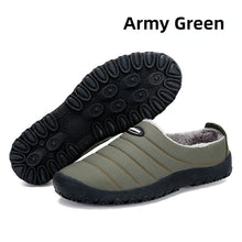 Load image into Gallery viewer, New Men Winter Warm Slip on Slippers Indoor Outdoor Plush Slippers