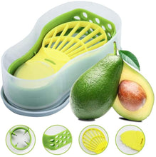 Load image into Gallery viewer, Avocado Slicer 6 In 1 Function Tool Storage Container Set