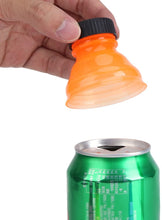 Load image into Gallery viewer, 6 Pack Clear Soda Can Covers Lids
