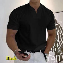 Load image into Gallery viewer, Men's Clothing Solid Short Sleeve Polo Shirts