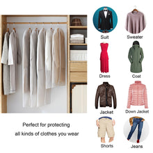 Load image into Gallery viewer, 6pcs Transparent Clothing Covers