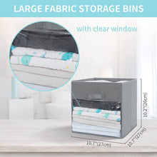 Load image into Gallery viewer, Foldable Storage Boxes with Transparent Window