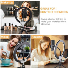 Load image into Gallery viewer, 6" LED Ring Light with Tripod Stand & Phone Holder