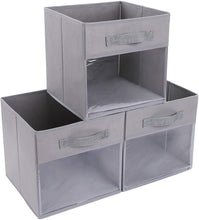 Load image into Gallery viewer, Foldable Storage Boxes with Transparent Window