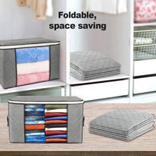 Load image into Gallery viewer, 4 Pack Clothes Storage Bins Foldable