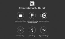 Load image into Gallery viewer, Electric Pro Hair Clippers Cordless Rechargeable Grooming T-Blade