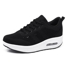 Load image into Gallery viewer, Ladies fly woven mesh breathable sports casual shoes