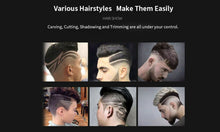 Load image into Gallery viewer, Electric Pro Hair Clippers Cordless Rechargeable Grooming T-Blade