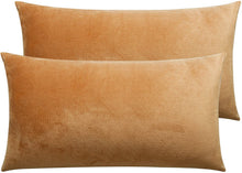 Load image into Gallery viewer, 2 Pack Solid Color Pillow Cases
